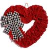 Exquisite Valentines Day Wreaths Romantic Wall Hanging Garlands Heart Shaped Wreath  Party Favor