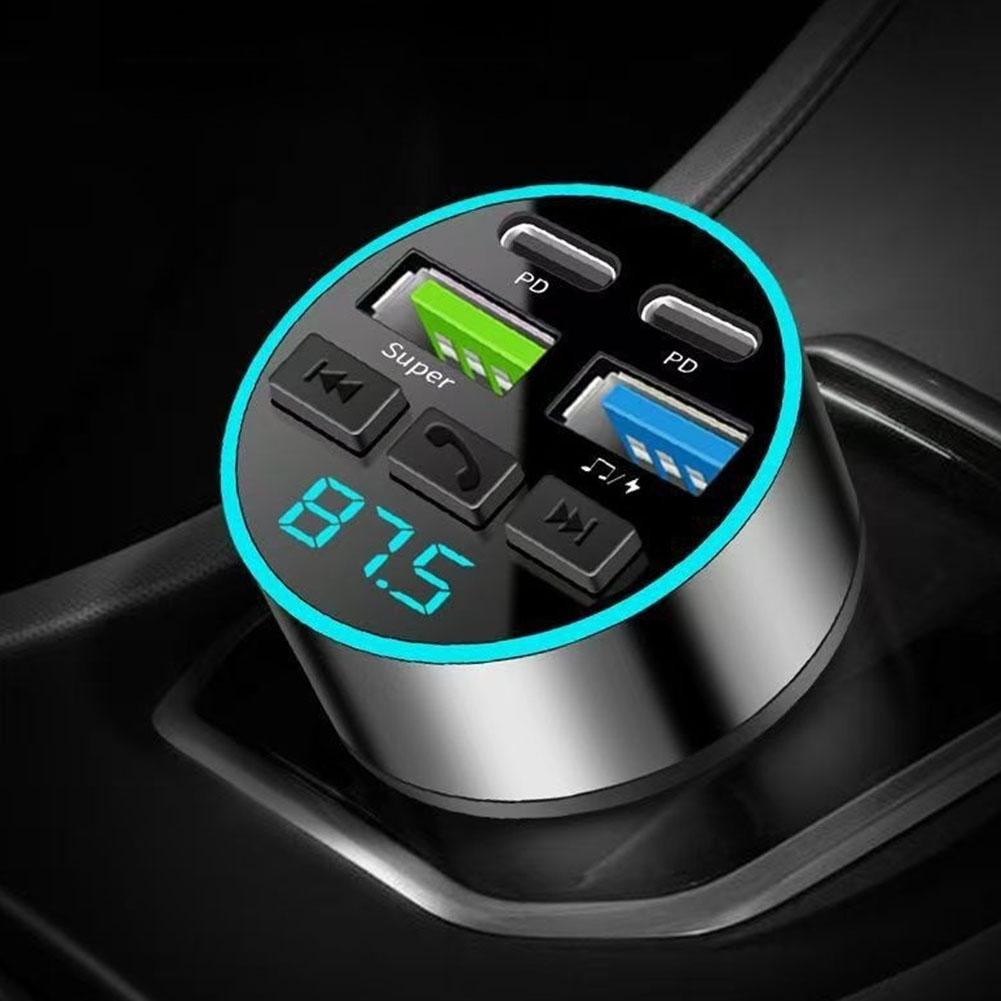66W 5-port Fast Phone Charger USB Car Charger Fast Charging USB Phone Adapter, For IPhone 13 Pro