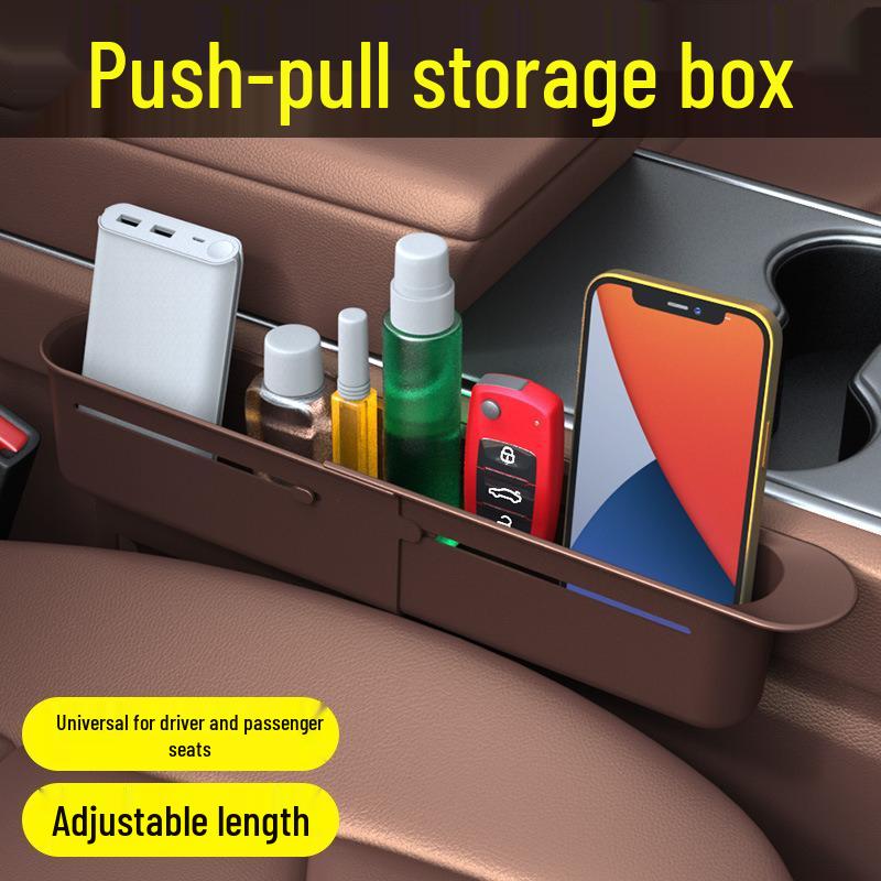 Universal Car Seat Gap Storage Box for Driver & Passenger