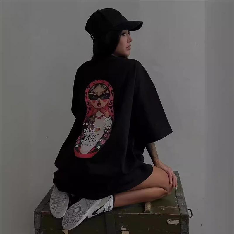 Comfortable Slimming Cotton T-Shirt: Age-Reducing, Round Neck, Short Sleeve