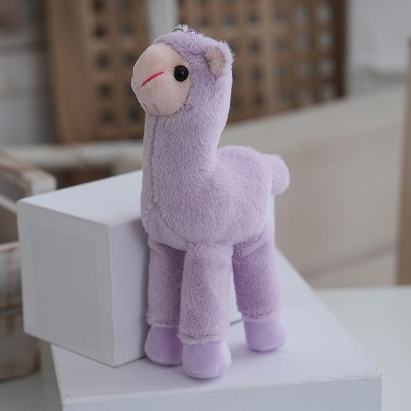 Cute Plush Alpaca Stuffed Toy With  Pp Cotton Material Soft Comfortable And