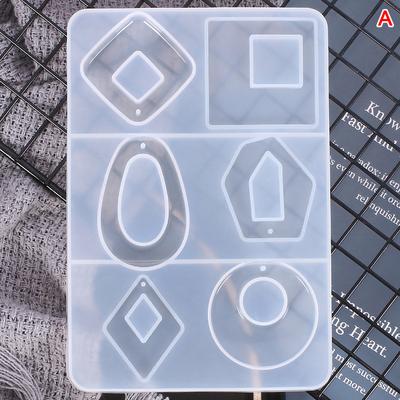 Silicon Earring Necklace Pendant Resin Mold Diy Making Jewelry Epoxy Mould Craft