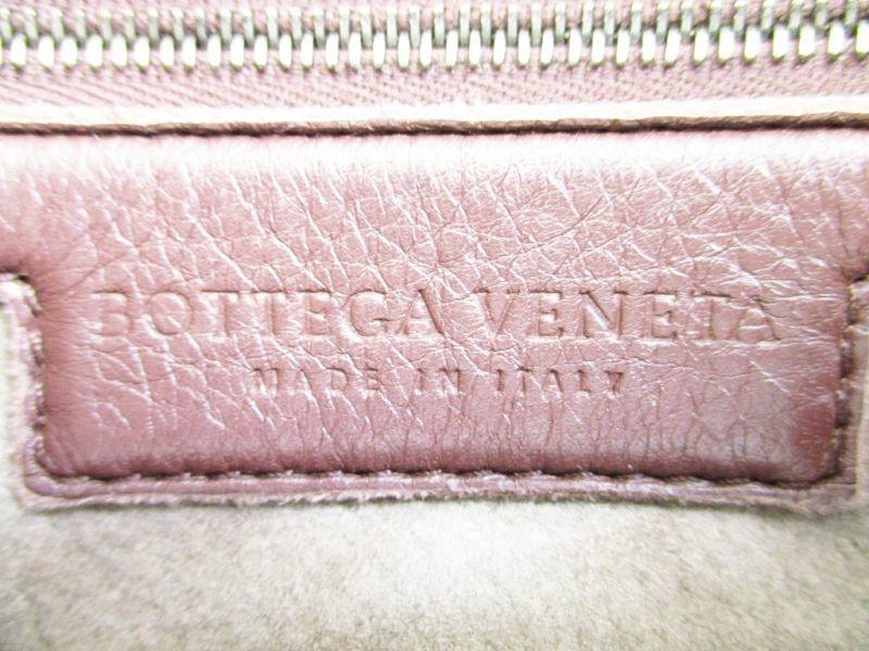 Authentische BOTTEGA VENETA Intrecciato Leder Dunkelbraun Handtasche mit Riemen Geldbörse #6281 Aufgearbeitet