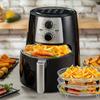 Barbecue Tool 3Layer Air Fryer Racks Stainless Steel Square/Round Air Fryer Basket Tray Stackable Dehydrator Racks Kitchen Cook