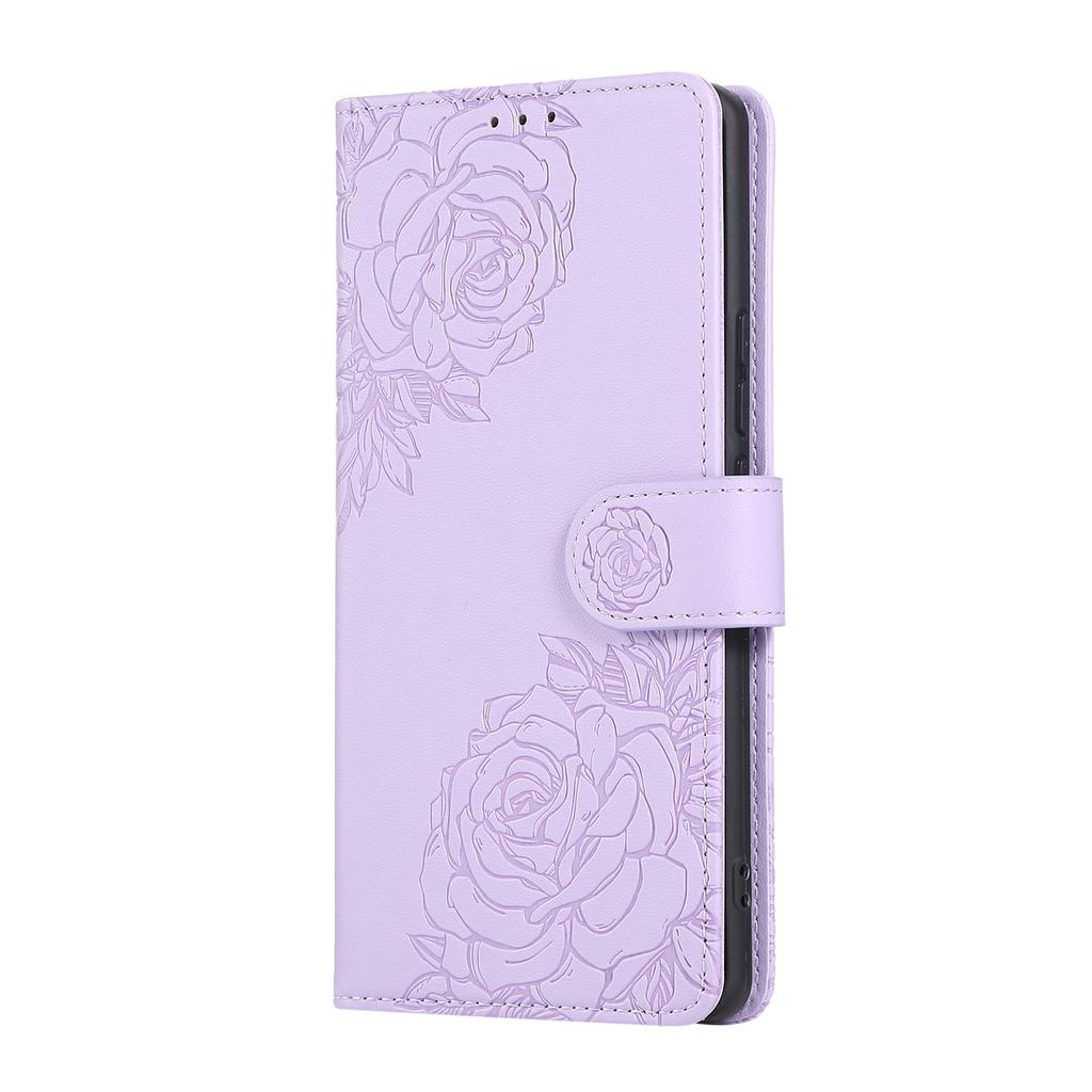 For Realme 13+ 5G/13 Pro 5G (Global) Case Rose Flower PU Leather Wallet Phone Cover with 3 Card Slots
