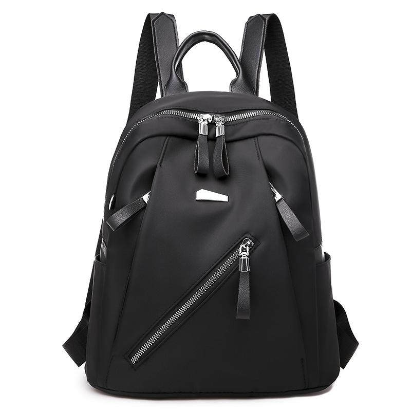 Backpack Oxford cloth backpack women's new Korean version commuter large-capacity travel bag fashion large bag leisure schoolbag tide