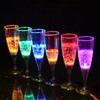 6PCS Wine Glass Wedding Champagne Glasses Lover Wedding Glass Goblet Banquet Wedding Decoration Led Luminous Creative Cup