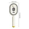 Steam Brush for Hair Rechargeable Detangling Comb with Oil Measuring Cup Steam Straightener Brush for Home Smoothing Curly Thick