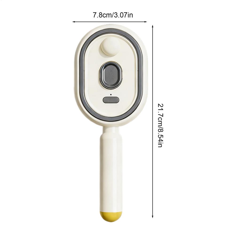 Steam Brush for Hair Rechargeable Detangling Comb with Oil Measuring Cup Steam Straightener Brush for Home Smoothing Curly Thick