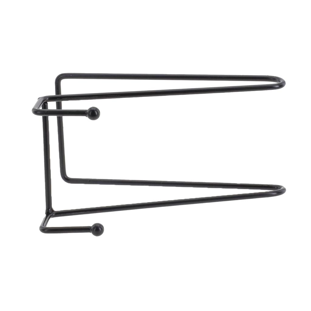 Decoration Tray Support Home Iron Picture Frame Black Coffee Shop Easel Plate Display Rack Stand Storage Stand