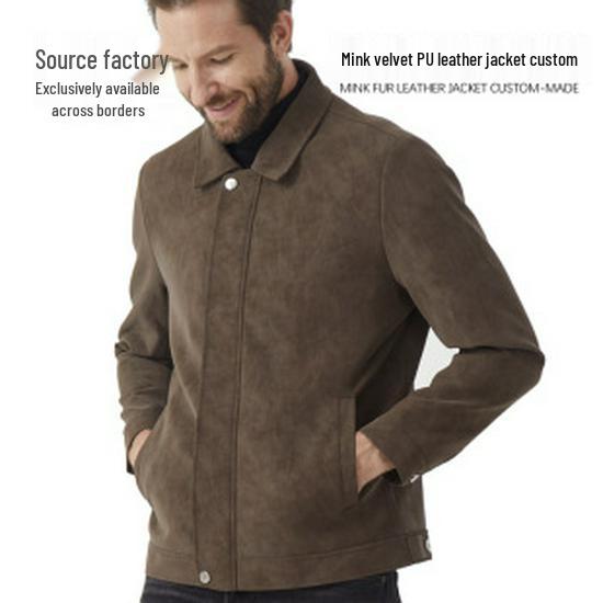 2025 Women's Retro Distressed Leather Jacket - Spring/Autumn Short Style with Motorcycle Lapel