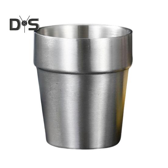 201 Stainless Steel Cup Stackable Drinking Mug Double Wall Vacuum Insulated Coffee Cup Reusable Drinkware for Home Camping Outdoor Activities