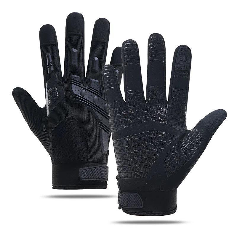 Men's Fingerless Tactical Gloves - Non-Slip Microfiber Leather for Outdoor Sports, Climbing, Training, and Cycling Protection.