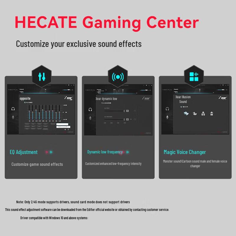 EDIFIER HECATE G2 Triple-Mode Wireless Gaming Headset