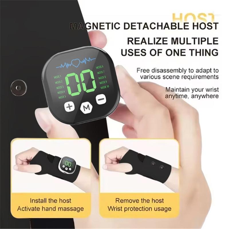 Portable Wrist Massage Strap Wrist Support Brace For Office Worker And Gamers With Quiet Operation