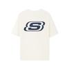 Simple Casual Letter Basic Logo Print Round Neck Short Sleeve T-Shirt Unisex Tops L225U197-06BD