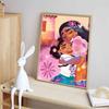 Disney 5D DIY Diamond Painting Mirabelle and Isabella Embracing Illustration in Full Magic House Embroidered Mosaic Cross Stitch Home Decor Gift Craft