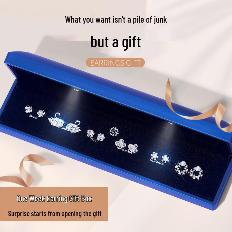 

Элегантный набор серег-пусет с бантиками - Идеальный подарок на Рождество или День рождения для неё