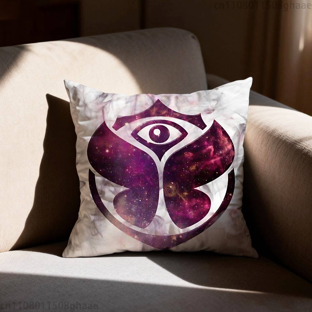 Tomorrowland Pillow Case Antidustmite Pillowcase Invisible zipper silky short plush Sofa cushion cover
