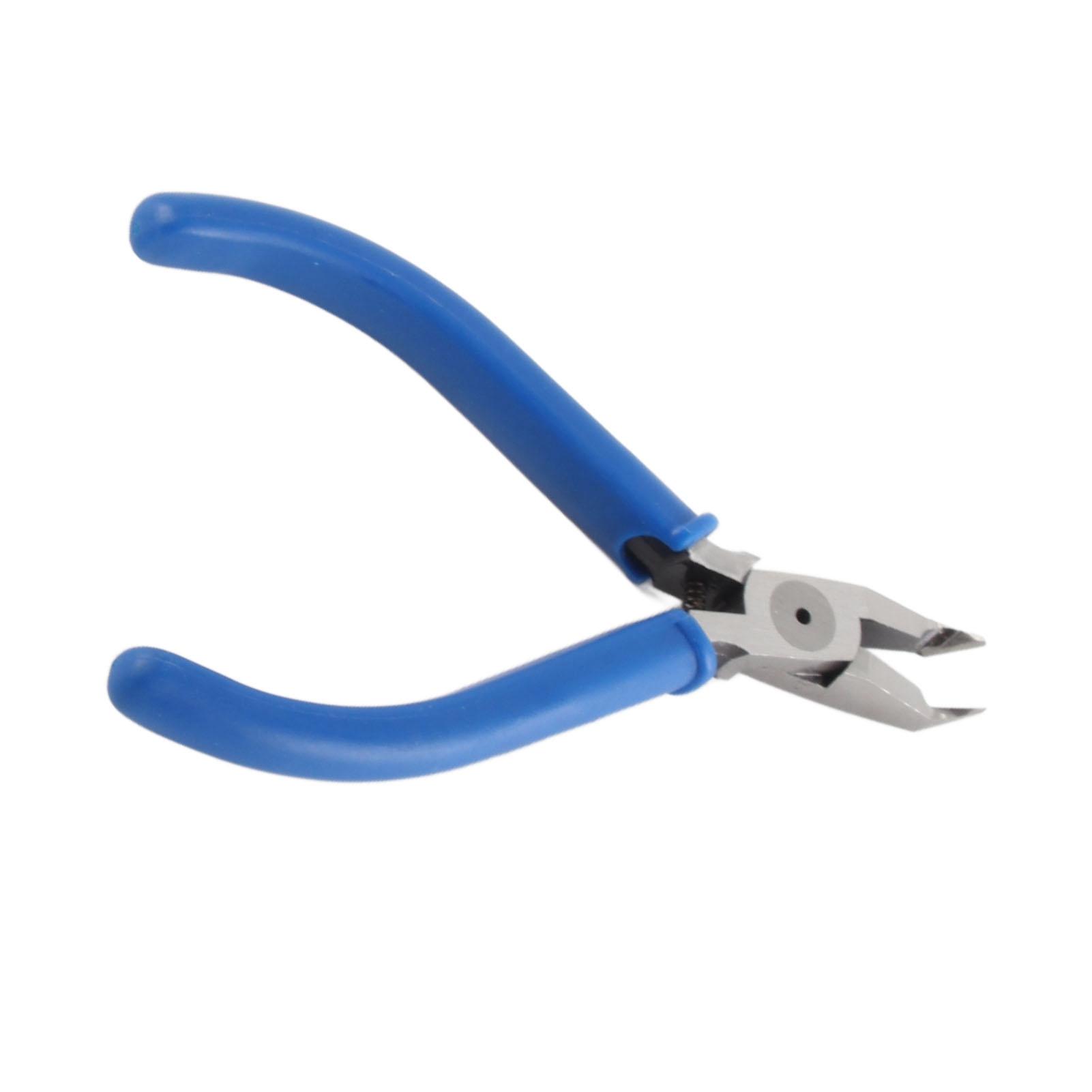 

4.5 Inch Pliers Micro Flush Cutter Spring Load Wire Cutting Pliers for 1.5mm Resin Plastic Copper Iron Wires