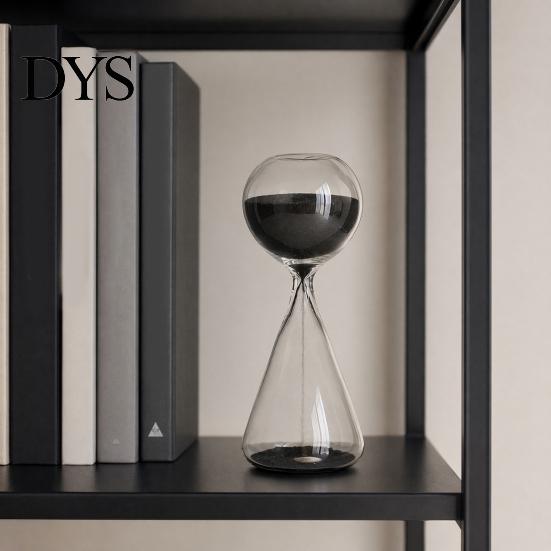 Fint Timeglas Ornamenter, 15 Min Timer, Nordisk Minimalistisk Borosilikatglas Boligindretning, Kunstnerisk Skrivebordsgave
