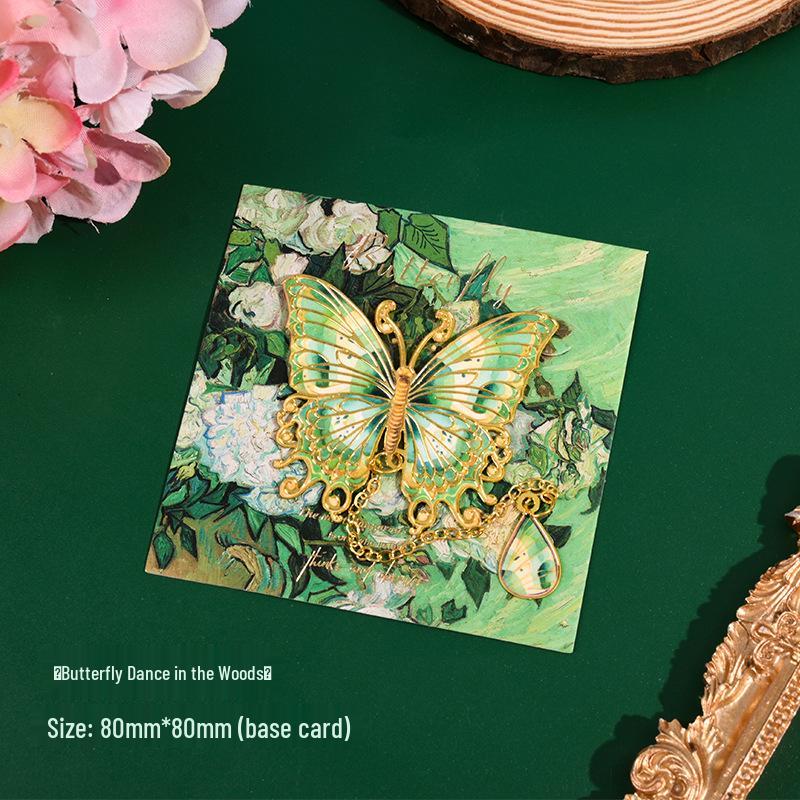 Exquisite Retro Butterfly Metal Bookmark - Elegant Literary Page Clip, Perfect Graduation Gift for Students