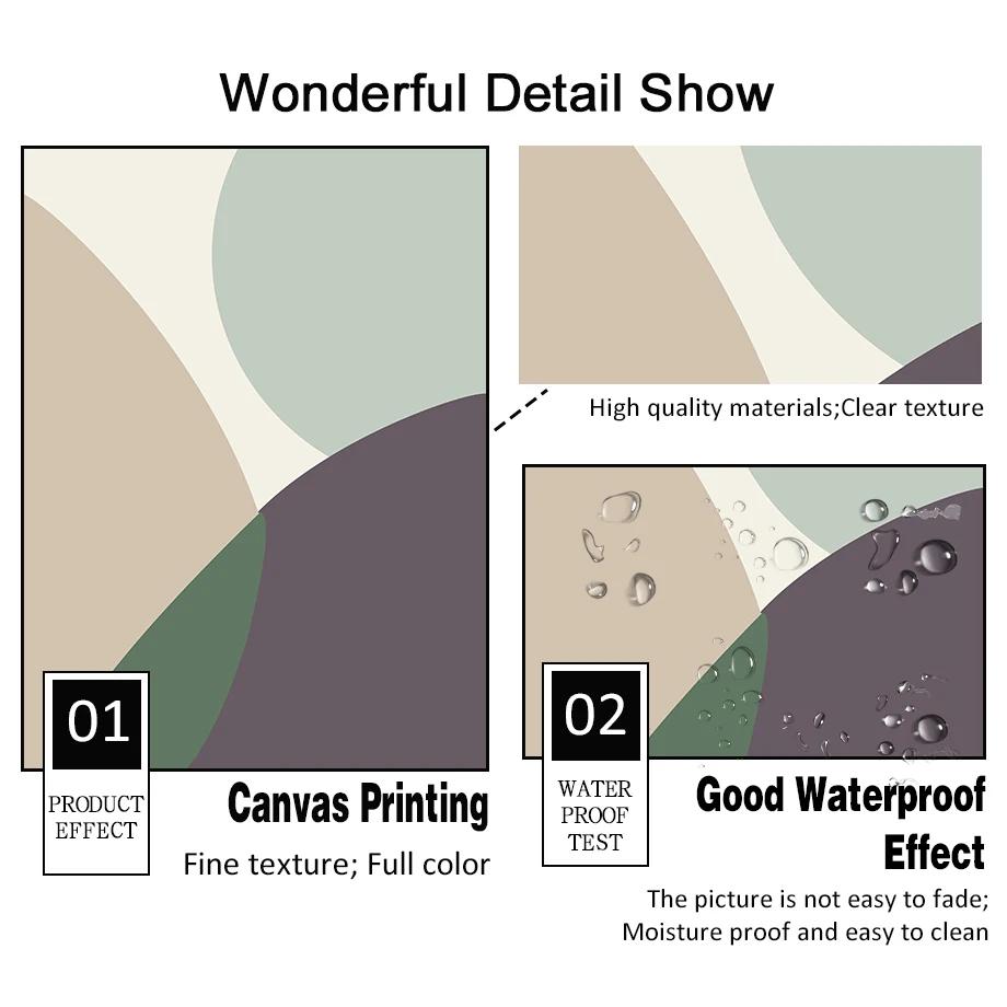 Nordic Abstract Shape Girl Line Leaf Cactus Posters and Prints Wall Art Wall Pictures for Living Room Home Decor Canvas Painting