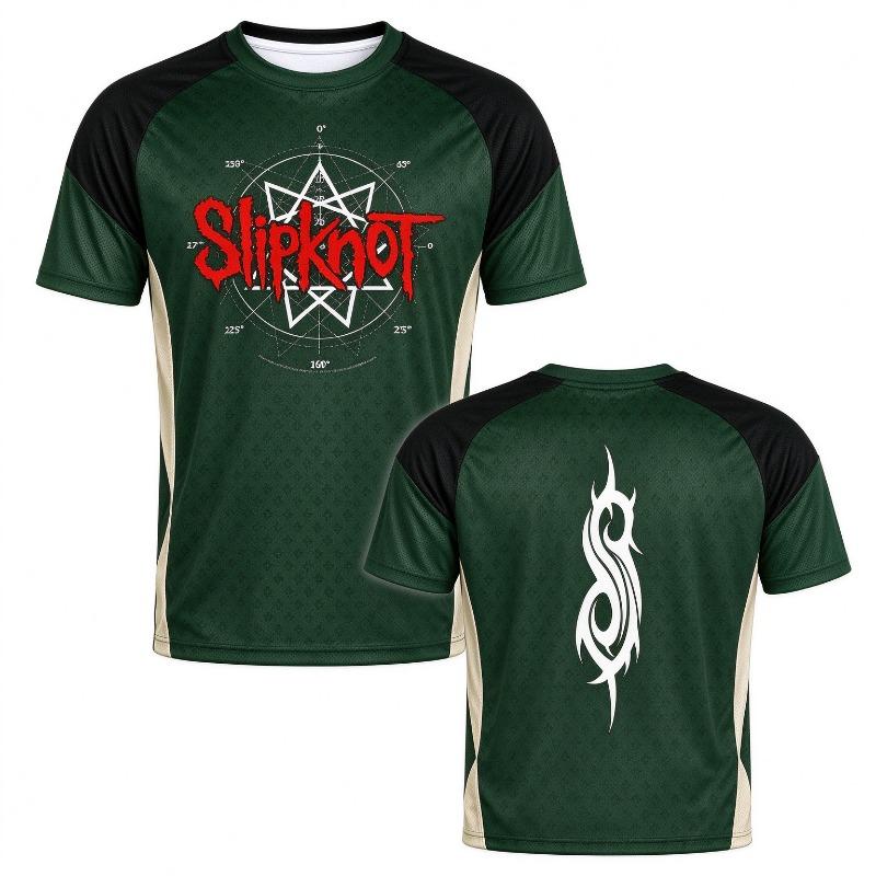 Slipknot - Star Symbol  Patterned New Fashion T-shirt for Casual Daily Sports Wear Suitable for Adults and Children