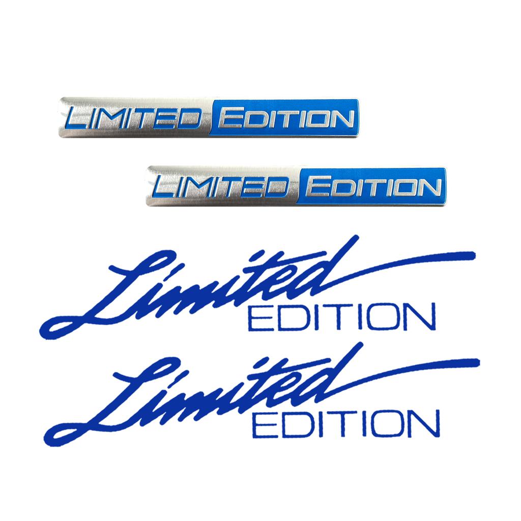 Set Limited Edition Styling Badge Motorcycle Stickers Decor Moto Auto Car Body Fuel Tank Rear Box Fender Decals Accessories