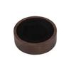 Retro Wooden Round Storage Case Commemorative Coins Silver Dollars Badges Display Tray Collection Organizer Box