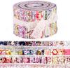Plain Colored Cotton Fabric Strips Set for DIY Handmade Projects