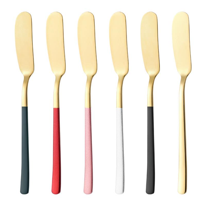 Butter knife 304 stainless steel butter knife cheese jam spreading knife peanut butter bread spreading scraper