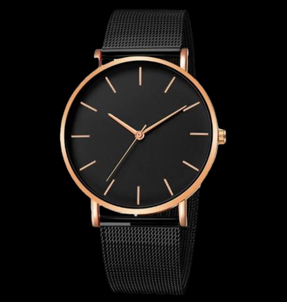 Watch Simple Elegant Deemount Select Quartz Movement Mineral Glass Watch 1 Men's Men's (Gold)