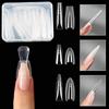 Original Sandwich Nails Dual Forms 60Pcs Nail Mold For Quick Salon Manicure Professional Use