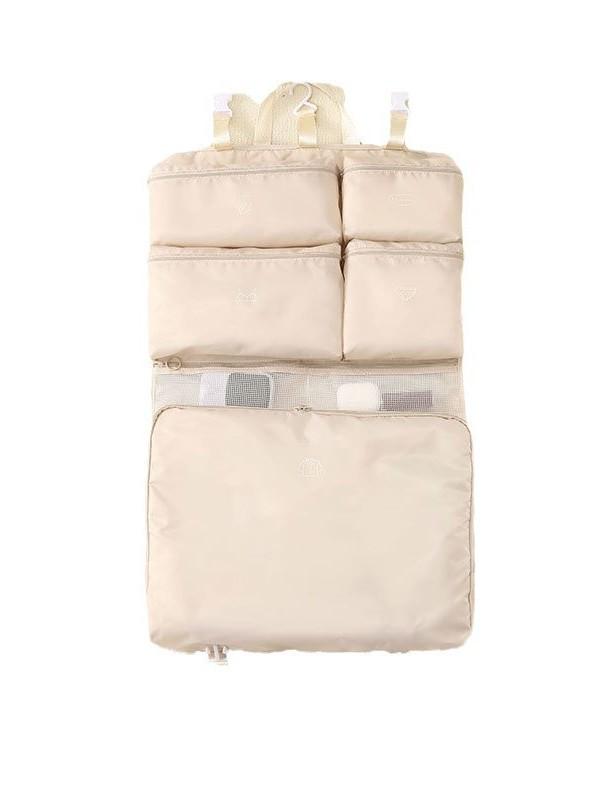 7-in-1 Travel Organizer: Multifunctional Hanging and Divided Compartment Bag
