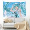 Cutecore Hatsune Miku Tapestry Bedroom Decoration Wall Hanging Blanket Tapestry Cool Stuff For Room