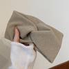 Cashmere Cross Brede Pannebånd Vinter Ørevarmer Myk Elastisk Hodetrekk Turban for kvinner Solid Bandana Skjerf Hårtilbehør