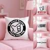 No Good Racing Cushion Cover Plush Fabric Soft Double-Sided Printed Invisible Zipper Sofa Pillow Case Home Decor