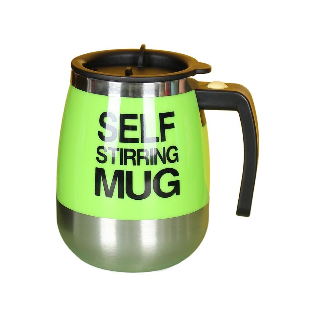 Large Capacity Magnetic Mixing Mug Thermal Insulation Rotating Blender Cup  Milk Blending