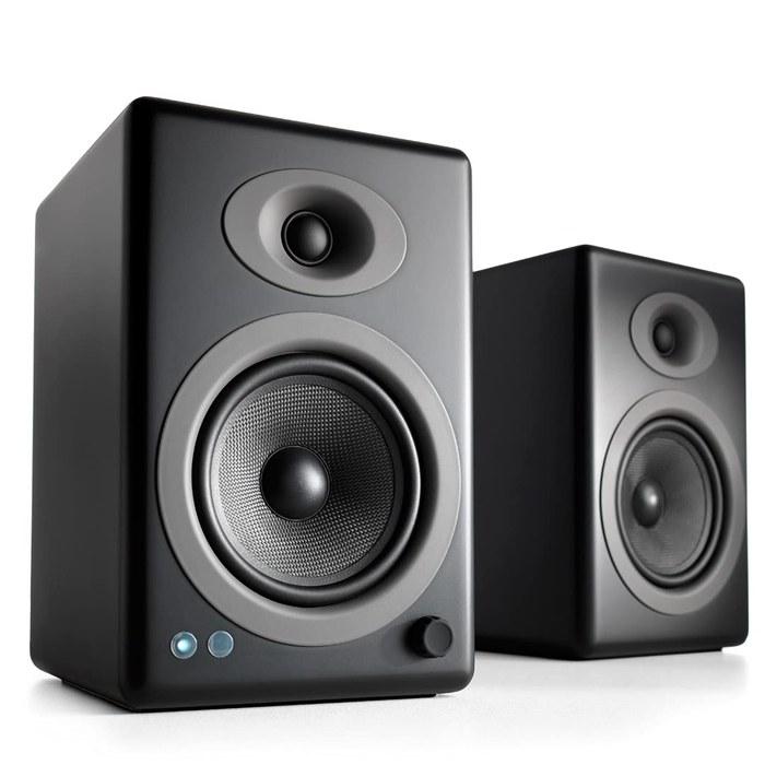 Audioengine A5+ Wireless Powered Speaker – Bluetooth aptX HD, 24bit DAC (Black)