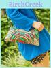 Ethnic Embroidery Canvas Crossbody Bag With Large Capacity For Casual Daily Use