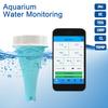6-in-1 Smart Pool Water Tester Digital Display IP67 Waterproof Bluetooth-compatible PH/Chlorine/ORP/EC/TDS/Temperature Meter