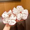 Red Light Luxury Sweet Polka Dots Large Intestine Ponytail Cute Hair Band Hair Rope Balls Scalp Premium Headgear Hair Accessories