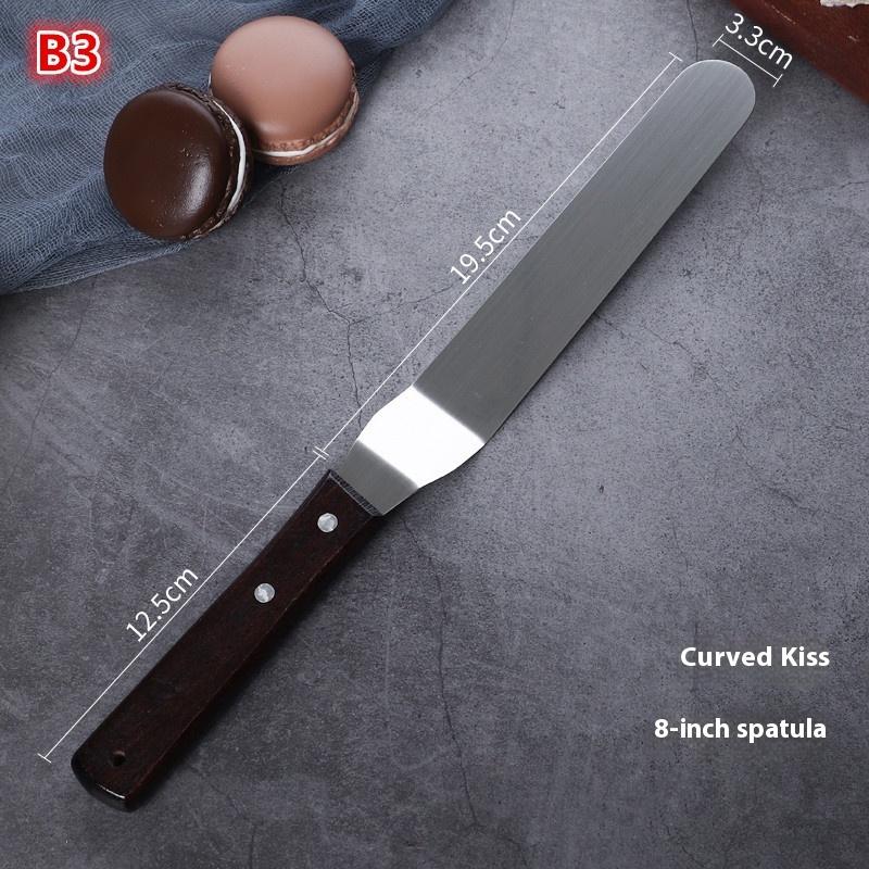 4/6/8/10 Zoll Edelstahl Kuchenspatel Buttercreme Icing Zuckerguss Messer Glätter Pinsel Küche Gebäck Kuchen Dekorationswerkzeuge
