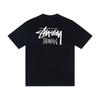 Camiseta de Algodón Unisex de Corte Holgado con Estampado de Letras Camiseta Casual de Manga Corta para Adolescentes y Adultos
