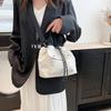 Korean Style Nylon Shoulder Bag Purse Small Crossbody Bag Cute Drawstring Bucket Bag  Girls