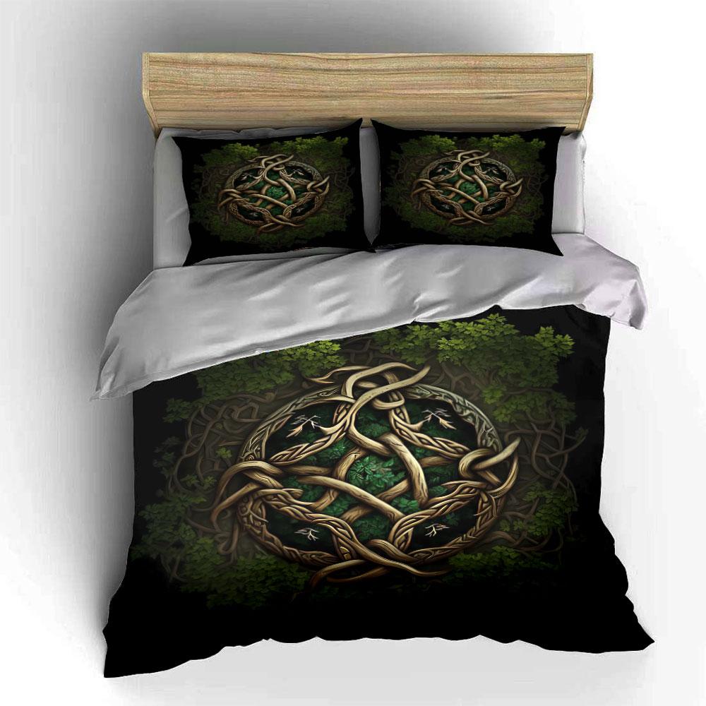 Nature-Inspired Artwork Decorative Set Soft Comfortable Duvet Cover Bedding Set Included 1*Duvet Cover & 2*Pillowcases, Gift