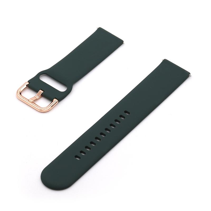 20mm 22mm Silicone Strap for Samsung Galaxy Watch 4/3/Huawei Watch 3/GT2/Amazfit Bip Bracelet Strap for Active 2 42mm 40mm Band