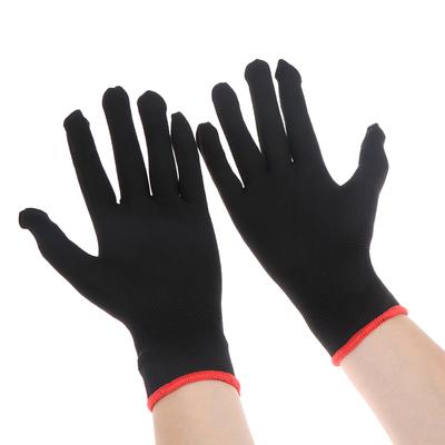 1 Paar Friseurhandschuh Hitzebeständig für Glätteisen Hitzebeständig Haar Glätten Locken Handschuh Styling Haushaltshandschuh