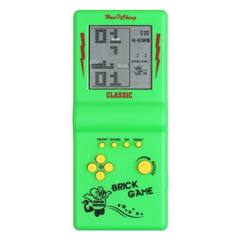 Rechargeable Tetris Game Console: Retro Handheld Educational Toy with Ultra-Large Screen